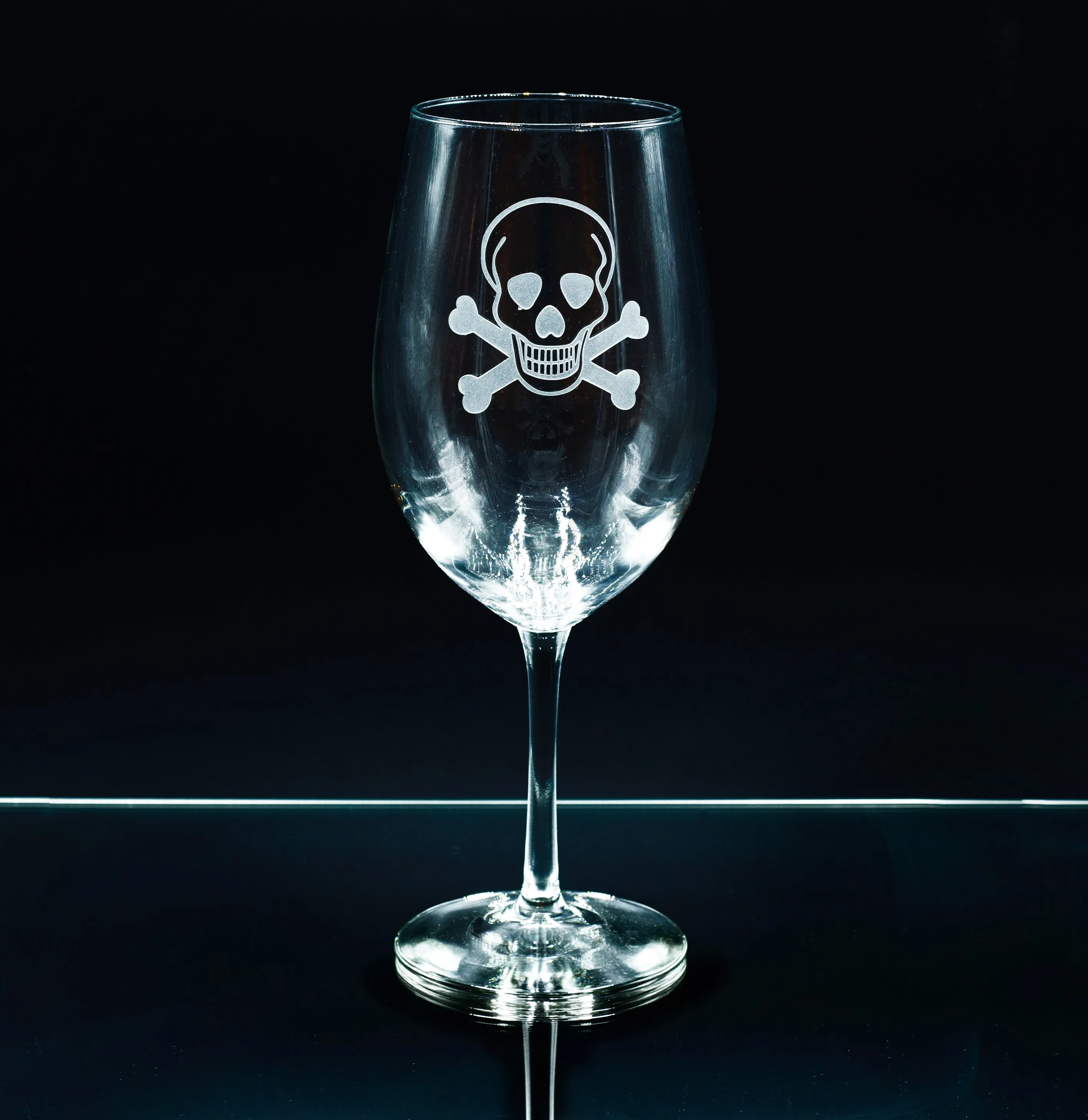 Skull & Bones Wine Glass