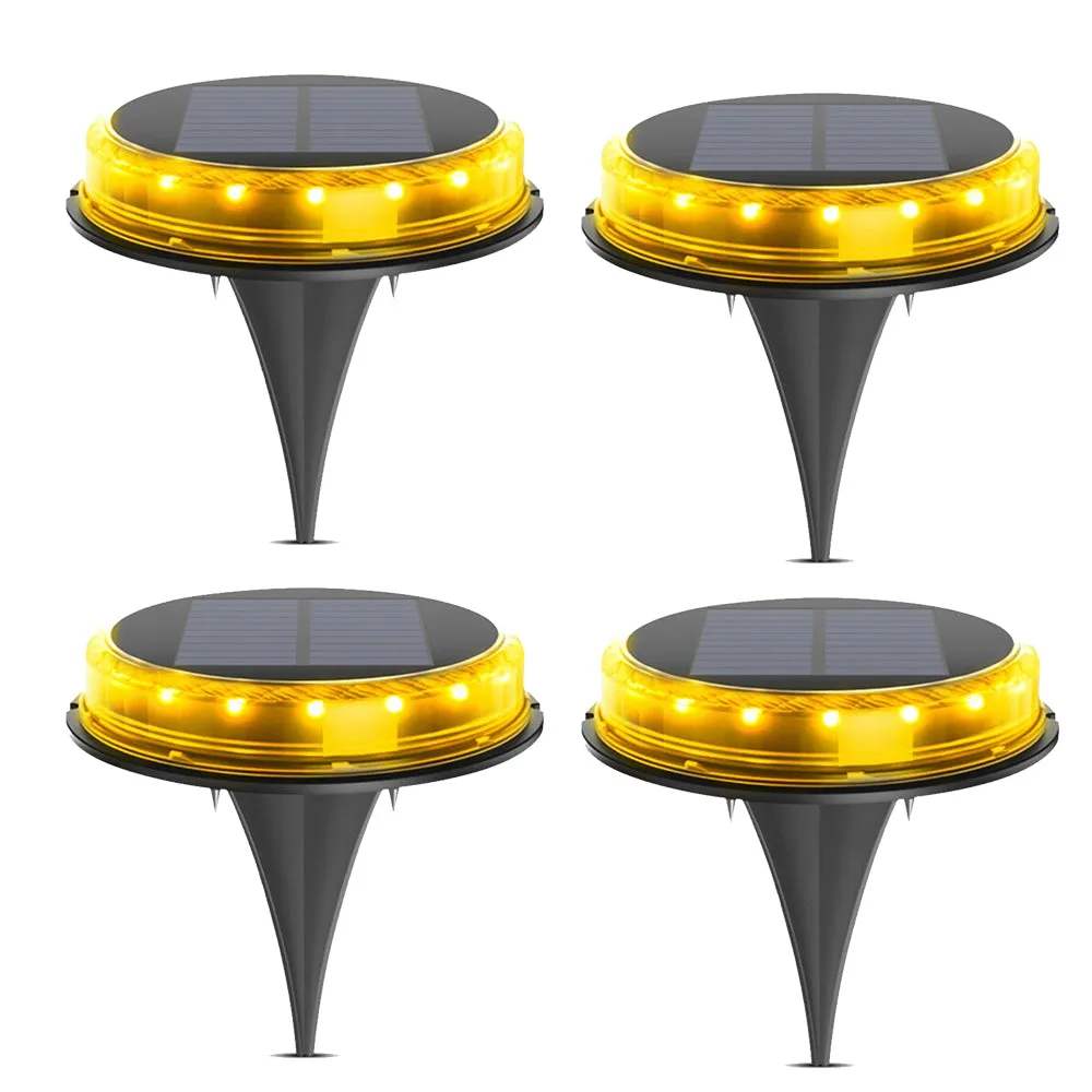 Solar Powered LED Ground Stake Lawn Lights-Solar Powered