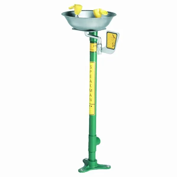 Speakman SE-491 Eye/Face Wash, Pedestal mounted