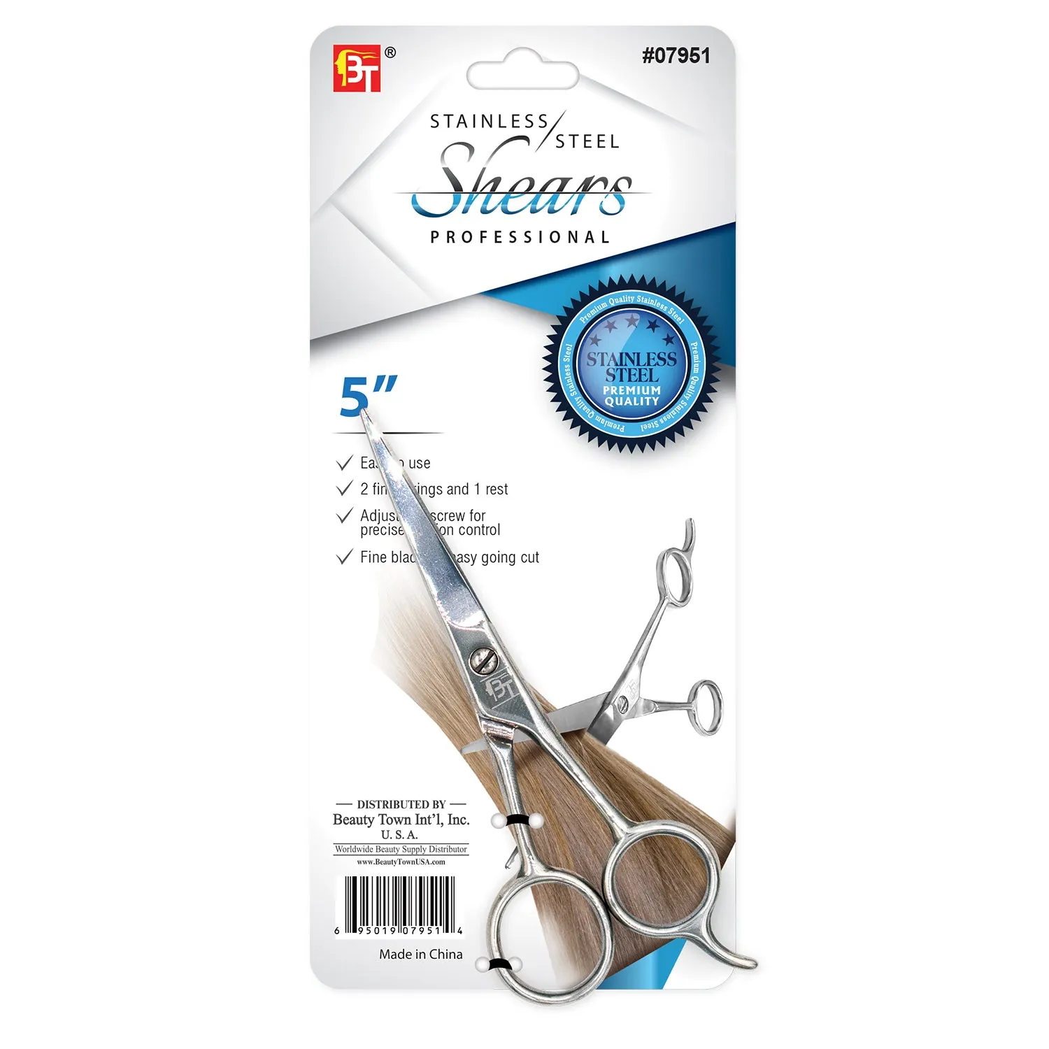 Stainless Steel 5" Hair Cutting Scissors