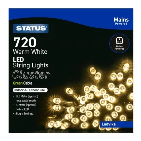 Status Ludvika 720 Warm White LED Indoor/Outdoor String Lights