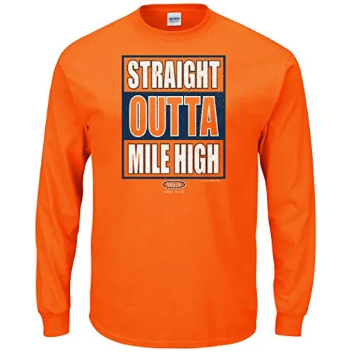 Straight Outta Mile High T-Shirt (Sm-5X) | Denver Football Apparel