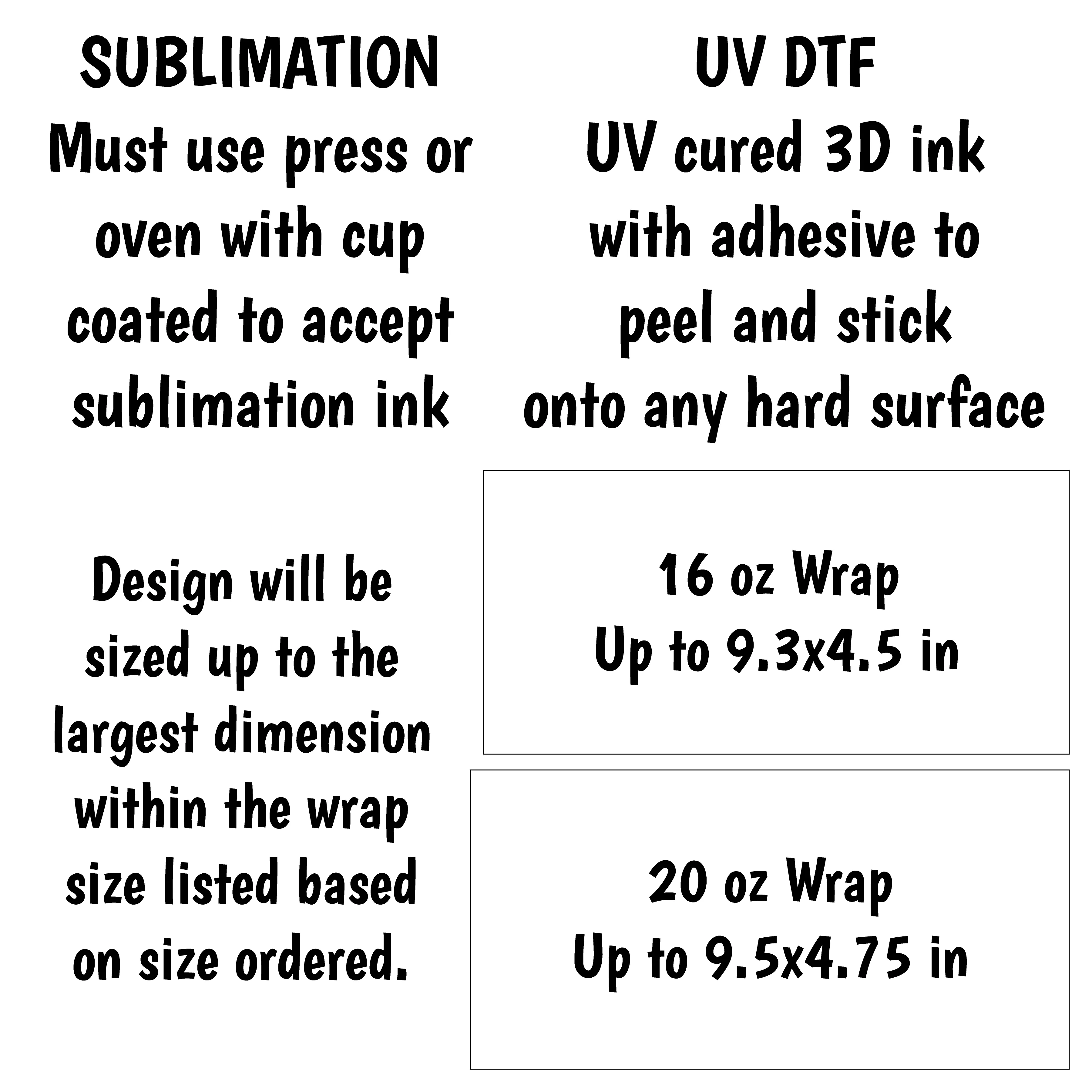 Sunflower Butterfly Wrap for 16/20 oz Cups - UV DTF or Sublimation (SHIPS IN 3-7 BUS DAYS)