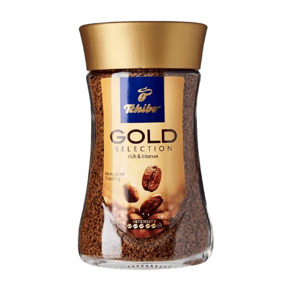 TCHIBO GOLD SELECTION RICH AND INTENSE INSTANT COFFEE 200G