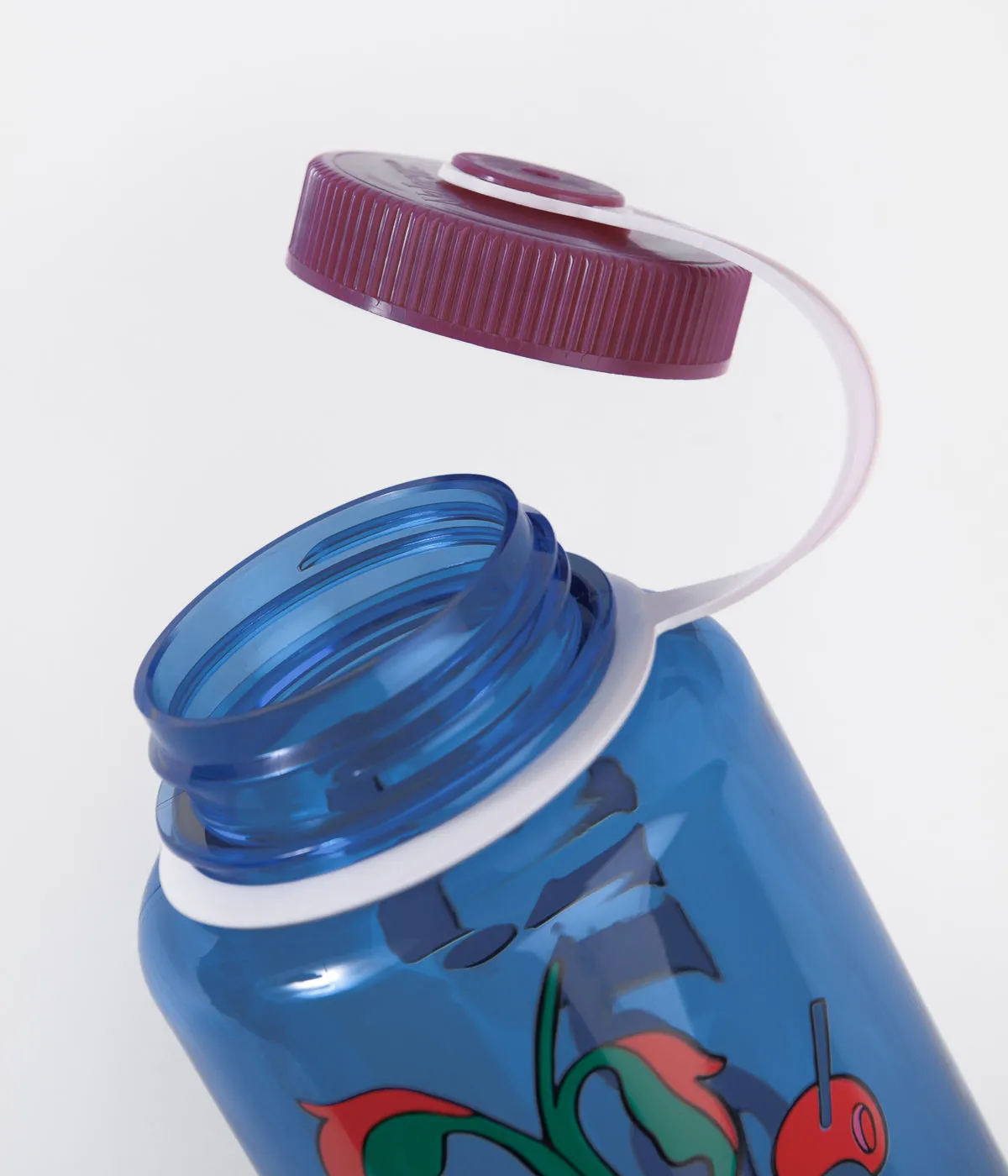 Tired Bloody Tired Nalgene Water Bottle - Clear Blue