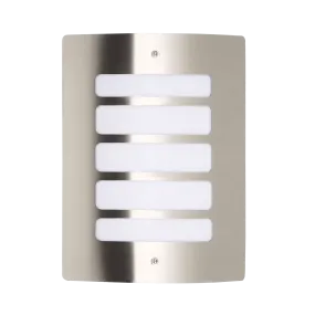 Todd Satin Nickel Outdoor Wall Light