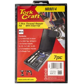 Tork Craft | Thread Repair Kit M14 Internal (Metal Box)