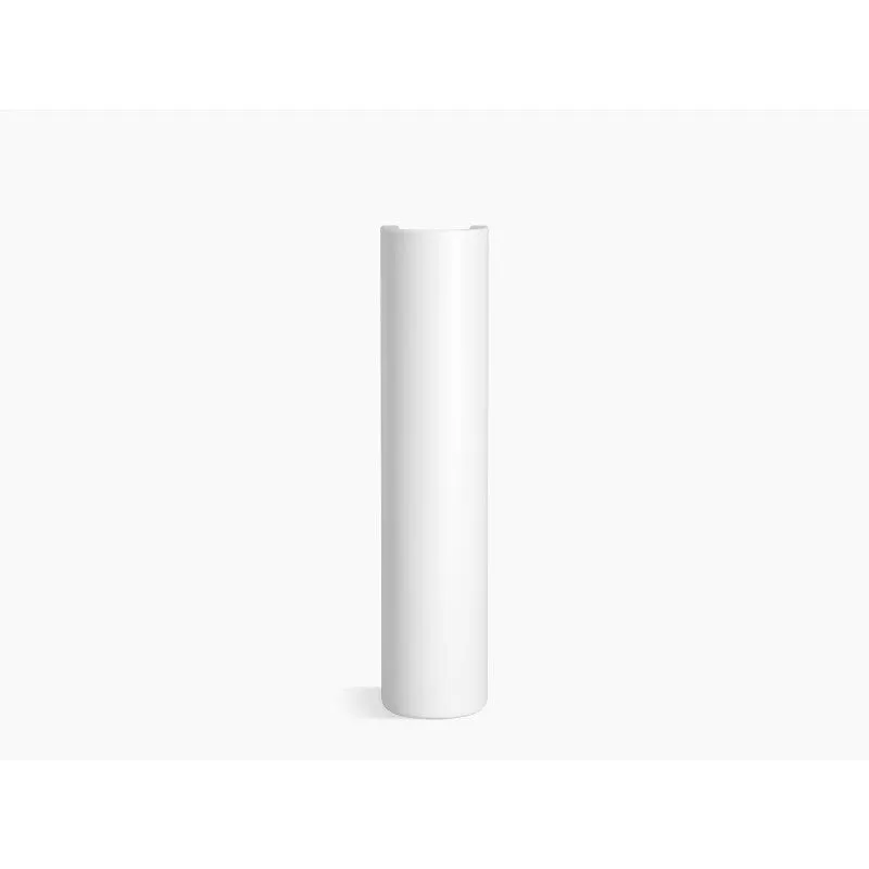 Veer 7" x 6.56" x 29" Vitreous China Pedestal Leg in White