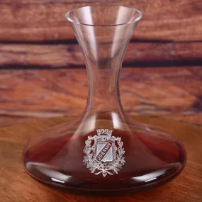 Wine Decanter, Family Crest