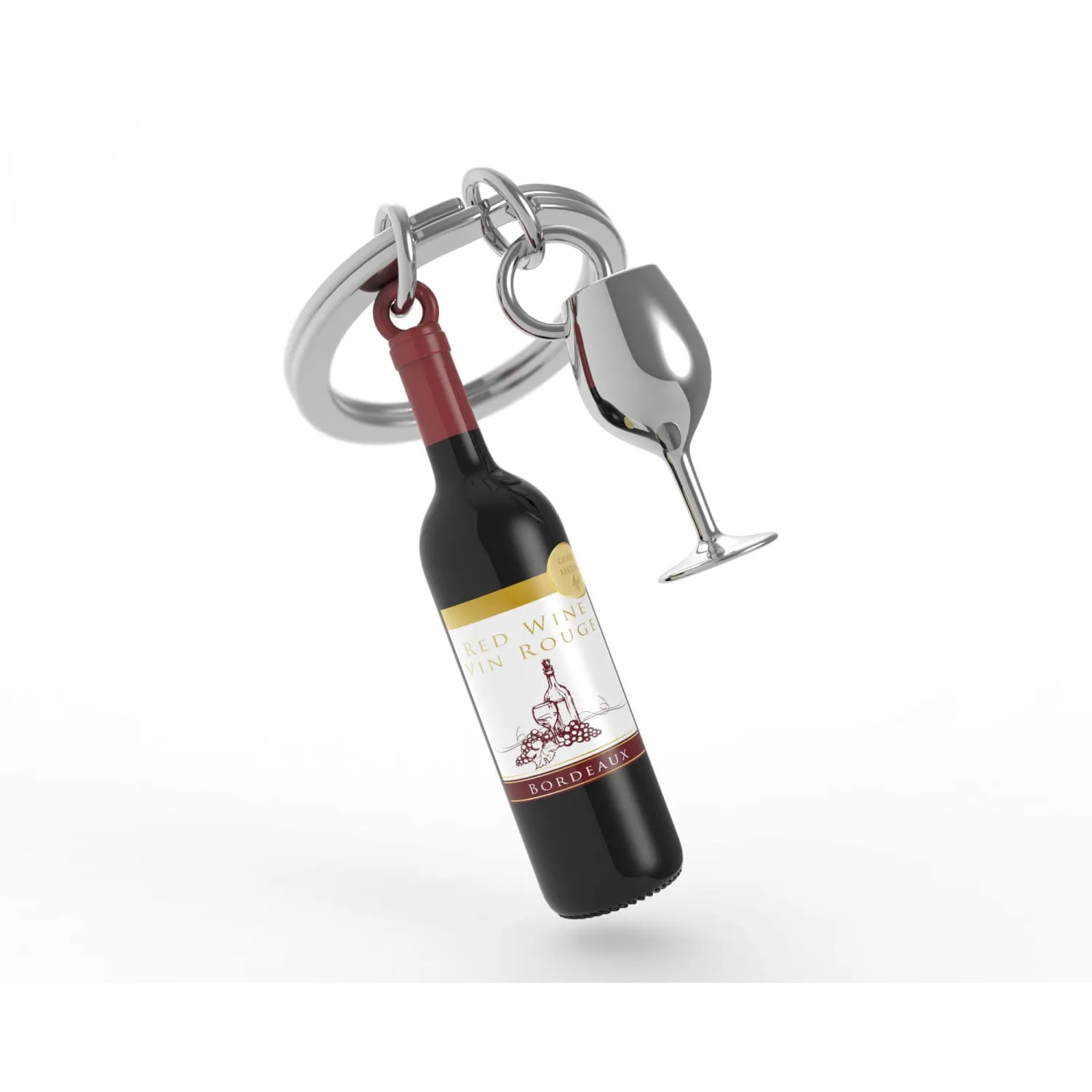 Wine Lover Keyring