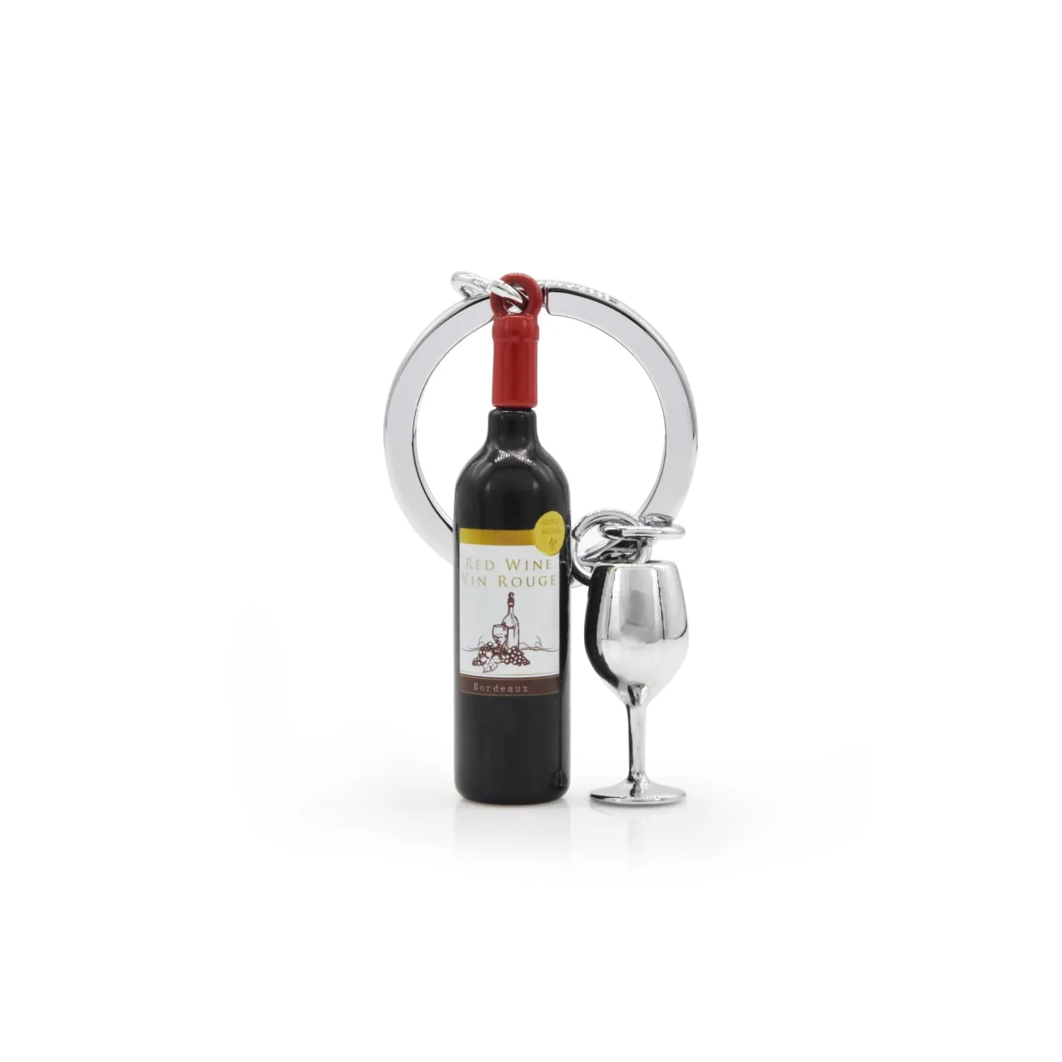 Wine Lover Keyring