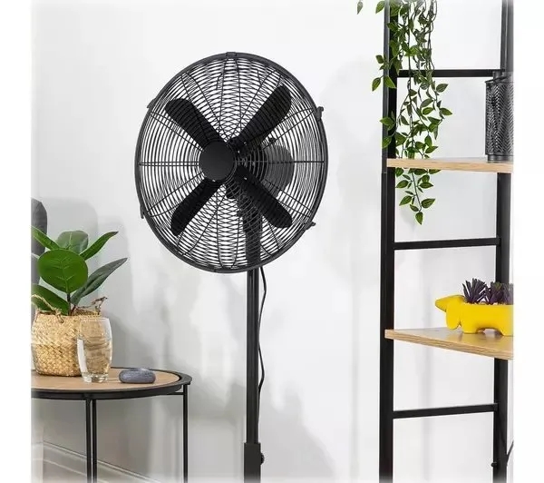 ZANUSSI ZNMPF1601MB 16" Pedestal Fan - Matt Black